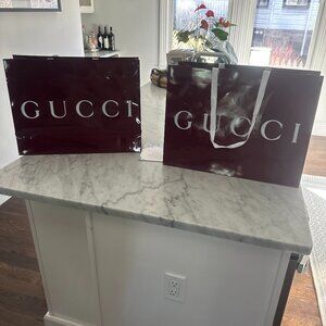 Gucci shopping bag tote - two